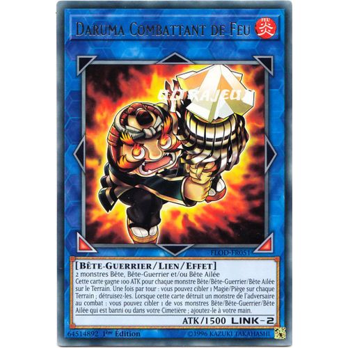 Yu-Gi-Oh! - Flod-Fr051 - Daruma Combattant De Feu - Rare