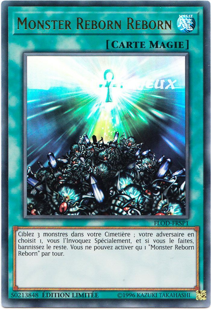 Yu Gi Oh Carte YGLD-FRA23 Monster Reborn Neuf FR : : Jeux