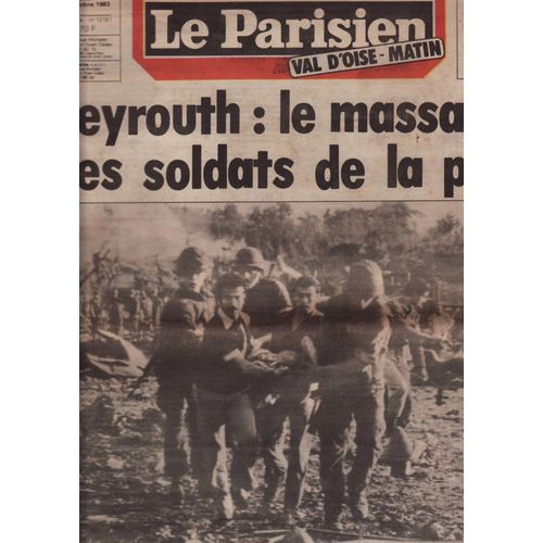 Le Parisien (Quotidien) / 24-10-1983 N°12161 : Peter Gabriel (1/2p) - Patrick Dupond (1/4p)