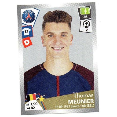 Vignette Panini Foot 2017 2018 N°371 : Thomas Meunier