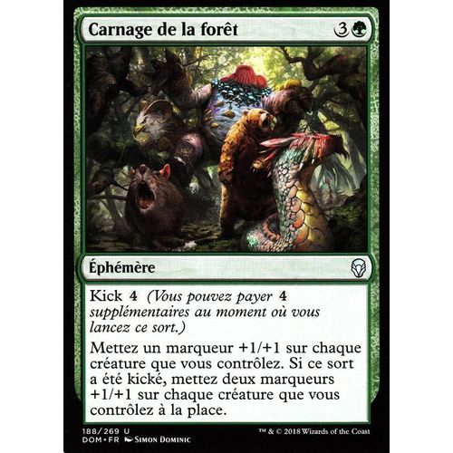 Carnage De La Forêt - Mtg - Dominaria - U - 188/269