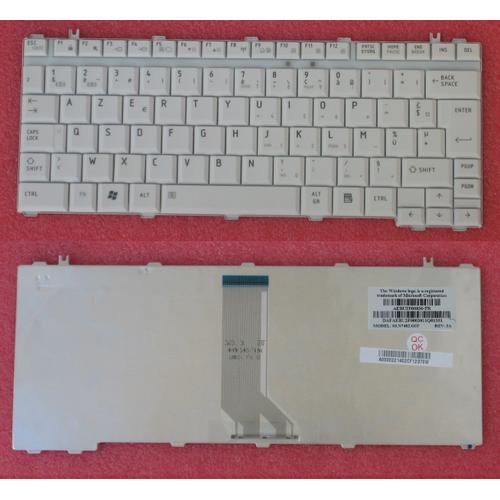 Clavier Azerty Français TOSHIBA PORTEGE M800-10D 9J.N7482.G0F A000022140 AEBU2F00030-FR Blanc