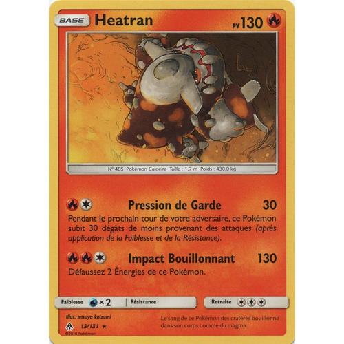 Carte Francaise Heatran 13/131 Lumière Interdite Pokemon