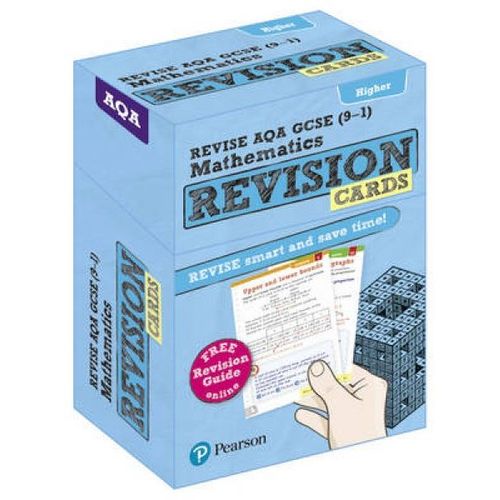 Pearson Revise Aqa Gcse Maths (Higher) Revision Cards Incl. Online Revision, Quizzes And Videos - For 2026, 2027 Exams