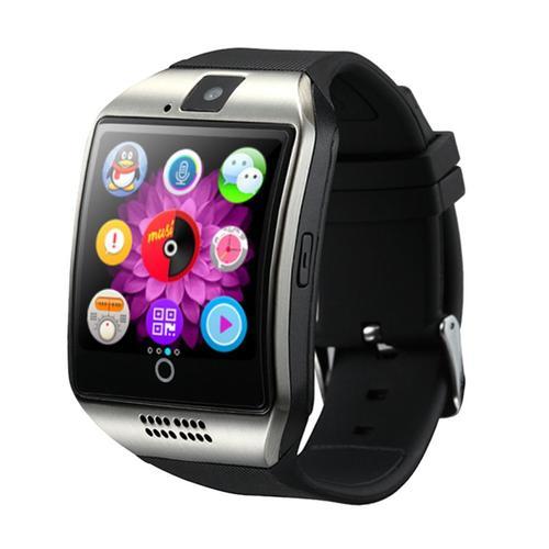 Smart Montres Smartwatch Q18 Intelligent Horloge Smartwatch Étanche Pour Iphone Smart Watch Avec Caméra Carte Sim Smart Watch Hommes