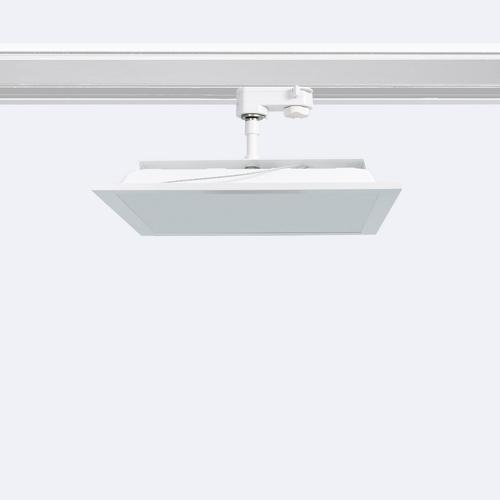 Panneau Led 30x30 Cm 18w 4000lm Lifud Pour Rail Triphasé (3 Allumages) Blanc Froid No Flicker Individuel 5500k - 6000k