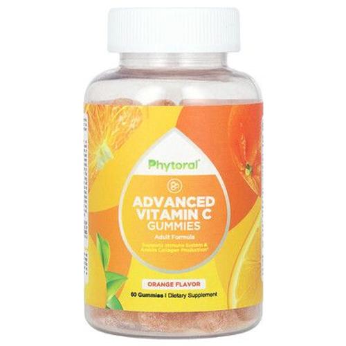 Phytoral Gommes Avancées À La Vitamine C, Orange, 60 Gommes