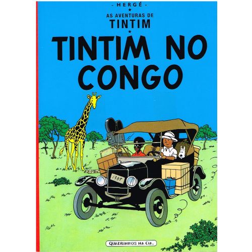 Tintim No Congo (Tintin Au Congo) En Langue Portugaise.