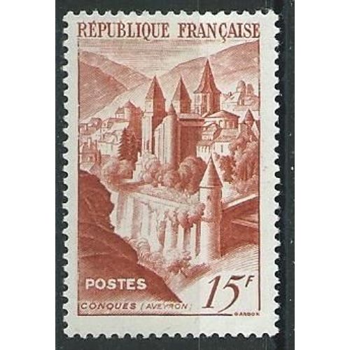 Abbaye De Conques 1947 Neuf Avec Charnière N° 792
