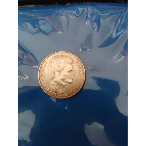 Piece De 100 Frs Argent Marie Curie 1984