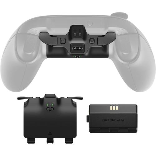 Retroflag Superpack Strike Pack Pour Manette Xbox Series X|S,Boutons Arrière Programmables,Batterie Rechargeable 1000mah,Mapping/Six-Axis Gyro/Turbo,Compatible Avec Wins/Switch/Steam Deck