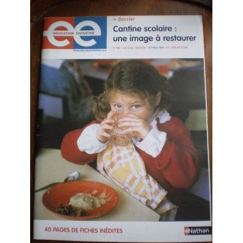 Education Enfantine 1058 Cantine Scolaire : Une Image À Restaurer