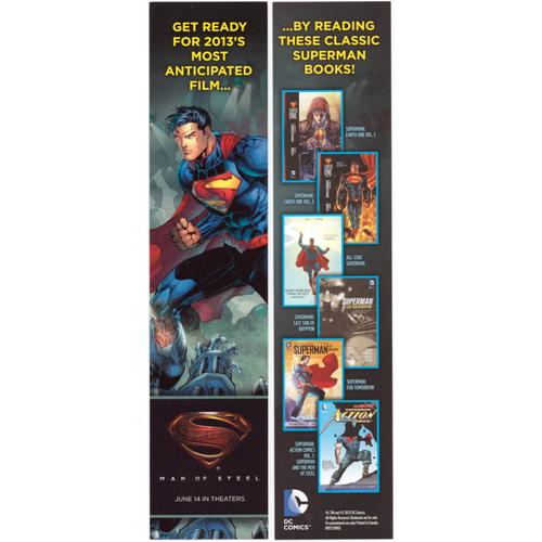 Marque Page Dc Comics : Man Of Steel / Format: 57x258mm - 2013
