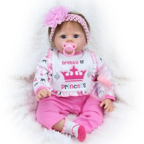 55 Cm Realiste Reborn Bebe Poupees Fille Souple En Silicone Bebes Reborn Realiste Reborn Poupees Rakuten