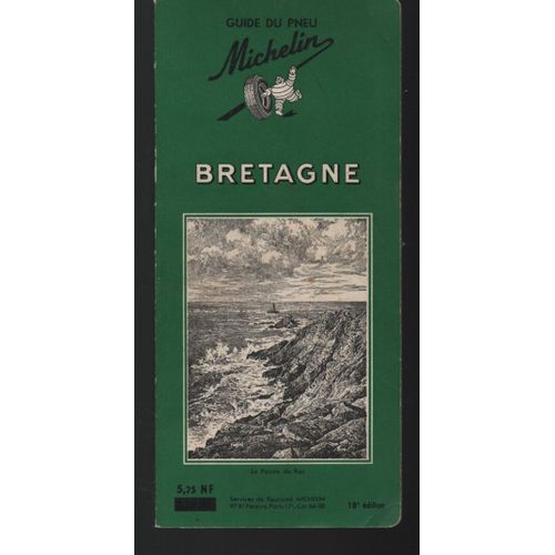 Guide Du Pneu Michelin Bretagne 1960