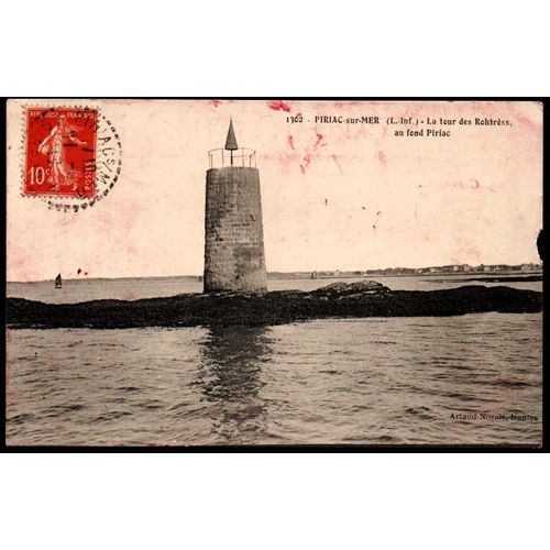 Carte Postale Ancienne, France, Loire Atlantique ( 44 ), Piriac Sur Mer, La Tour Des Rohtrèss