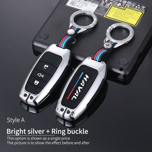 Costume Couleur Argent2 - Coque En Alliage De Zinc Pour Clé Télécommande De Voiture, Pour Great Wall Haval Hover H1 H4 H6 H7 H9 F5 F7 H2s Gmw Coupé, Accessoires Automobiles