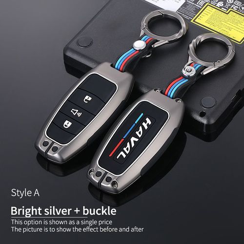Costume De Couleur Grise2 - Coque En Alliage De Zinc Pour Clé Télécommande De Voiture, Pour Great Wall Haval Hover H1 H4 H6 H7 H9 F5 F7 H2s Gmw Coupé, Accessoires Automobiles