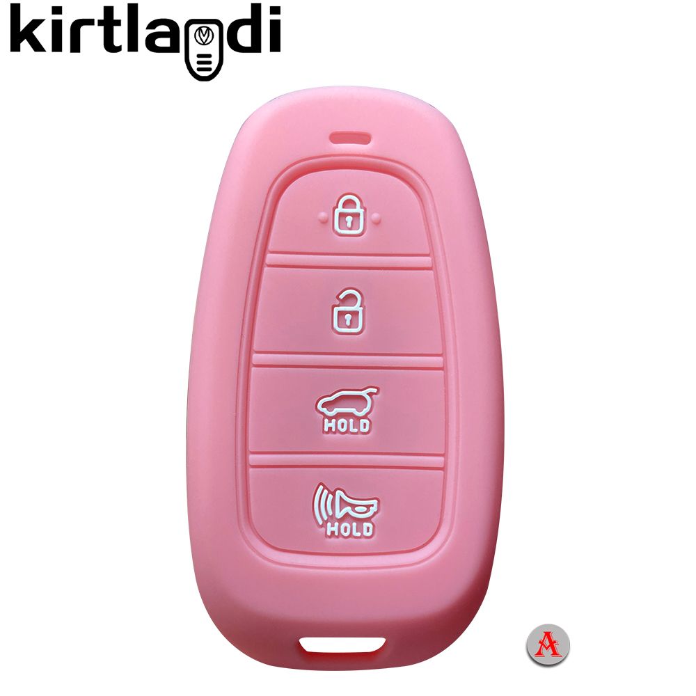 Un type rose - Couvercle De Cl De Voiture Pour Hyundai Sola...