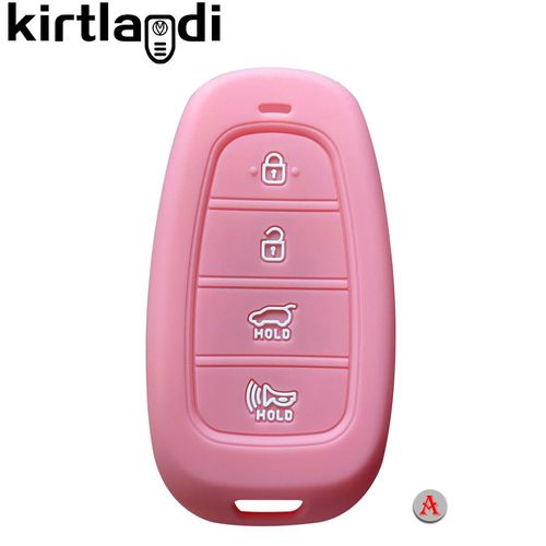 Un type rose - Couvercle De Clé De Voiture Pour Hyundai Solaris 2021 Tucson 2022 Nexo Santa Fe Atos Prime, Étui De Télécommande À 3/4/5 Boutons