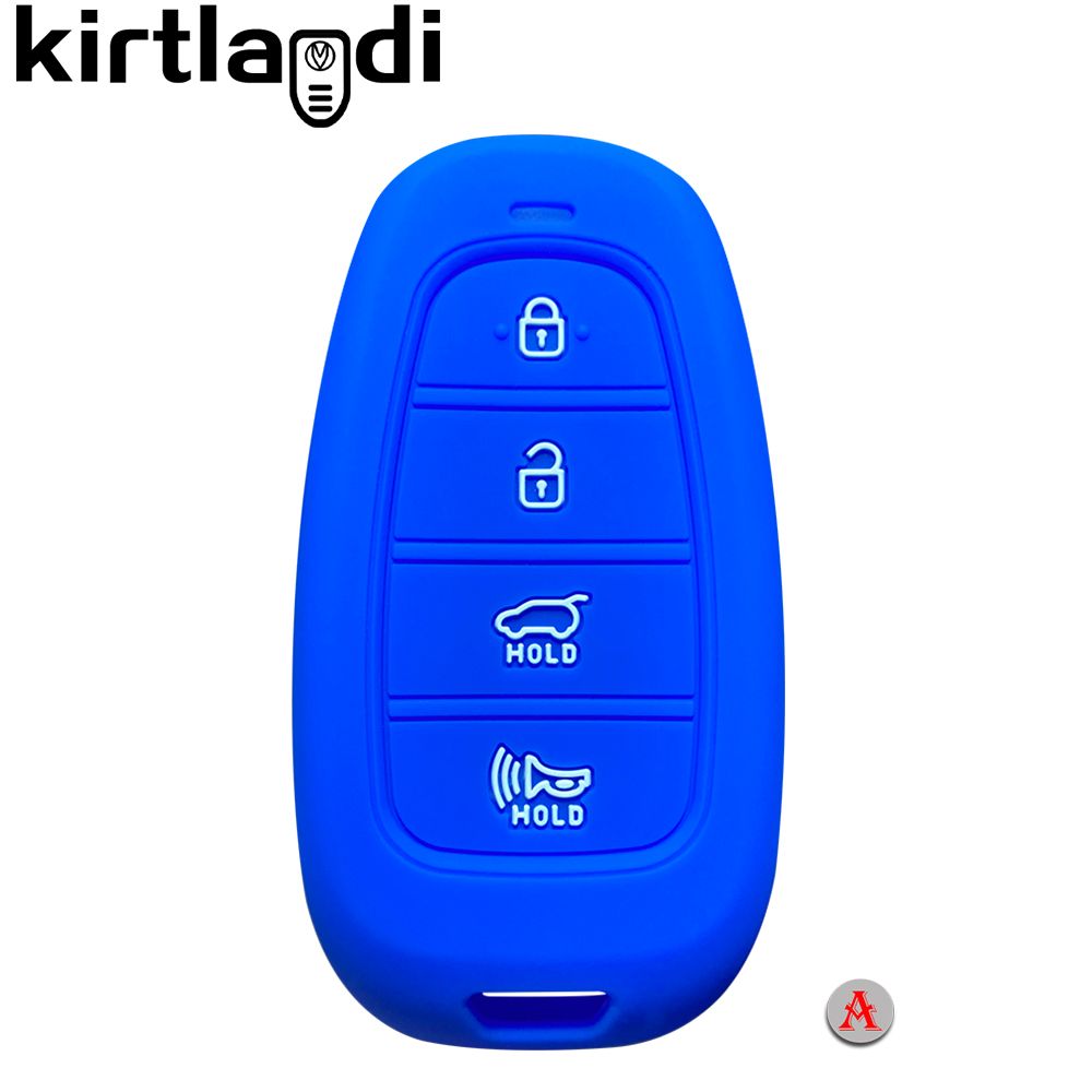 Un type bleu - Couvercle De Cl De Voiture Pour Hyundai Sola...