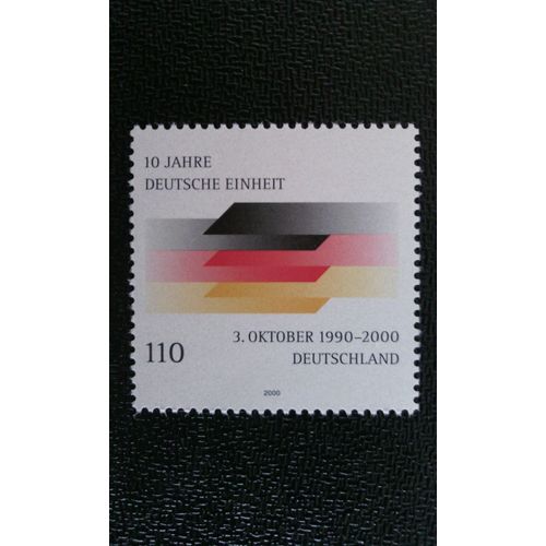 Timbre Allemagne (Rfa) Yt 1971 Dixième Anniv. De La Réunification De L'allemagne 2000