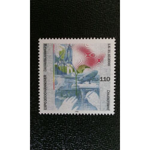 Timbre Allemagne (Rfa) Yt 1874 Exposition Universelle Expo 2000, Hanovre 1999