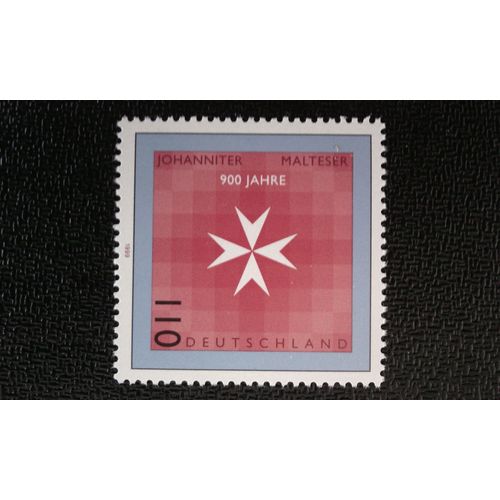 Timbre Allemagne (Rfa) Yt 1878 900e Anniv. Des Ordres Des Chevaliers De Saint Jean De Jérusalem 1999