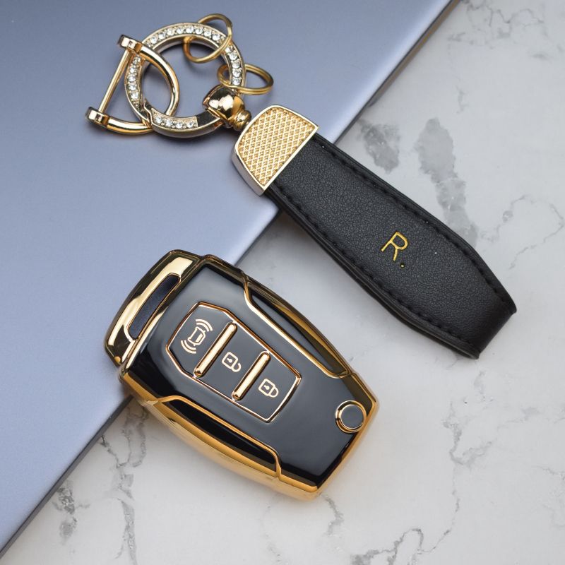 Un tui Noir Style - Nouvelle Coque De Cl De Voiture  3 Bo... - 2