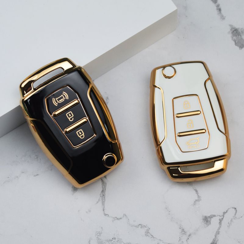 Un tui Noir Style - Nouvelle Coque De Cl De Voiture  3 Bo... - 4