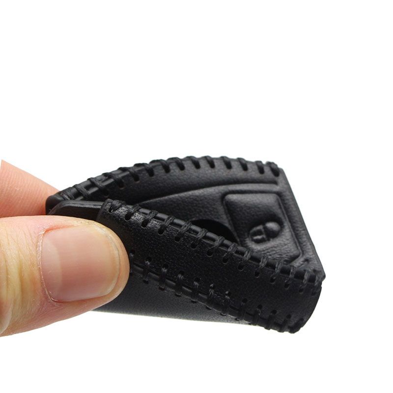 Un Noir Rouge - Housse De Cl De Voiture En Cuir Vritable, ... - 3