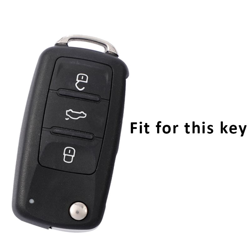 Rouge - Porte-Cls Pour Vw Volkswagen Polo, Golf, Passat, Co... - 3