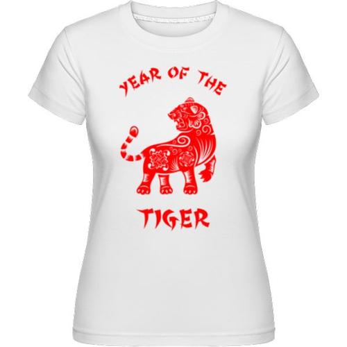 Chinese Zodiac Year Of The Tiger, T-Shirt Shirtinator Femme