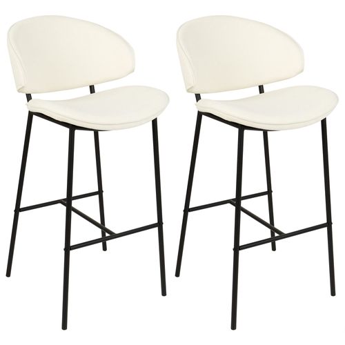 Chaise De Bar Kiana Crème