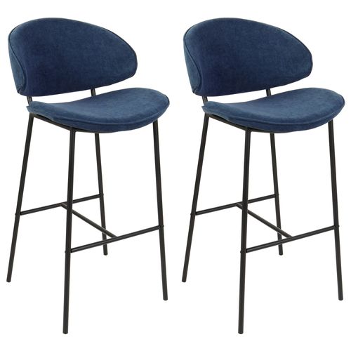 Chaise De Bar Kiana Bleu Marine