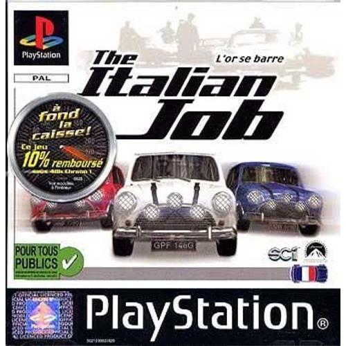 Lot - The Italian Job - L'or Se Barre- Sur Ps1 - Playstation 1 + 1 Jeu Pc Neuf (Voir Photos)