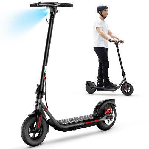 Scooter Électrique Pliable 10 Pouces Sisigad Scooter À Deux Roues 36v/10.4ah,250w,48km Range - Gris