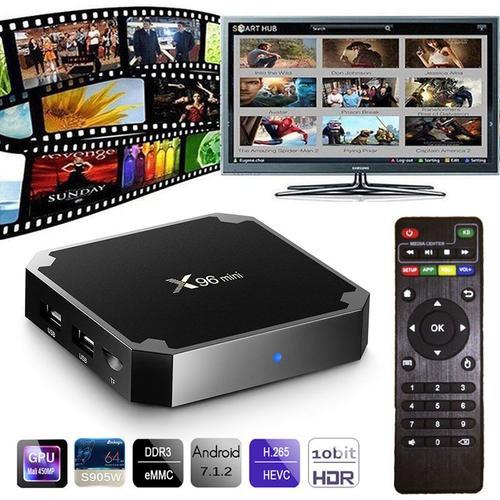 Date X96 mini Intelligent Android 7.1 TV BOX Amlogic S905W Quad Core Suppot H.265 UHD 4 K 2.4 GHz WiFi pk v88 a95x x96 Set-top box