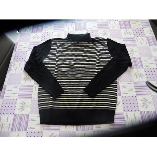 Pull Col Roulé Armando Garçon 12 Ans Noir