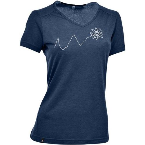 Women's Eifelsteig T-Shirt Technique Taille 48, Bleu