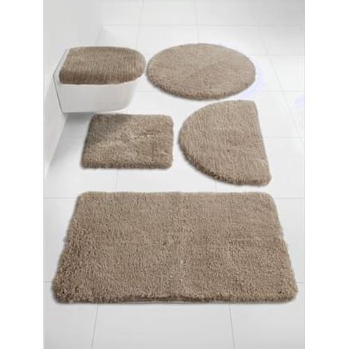 Tapis De Bain Microfibre Douce - - Taupe