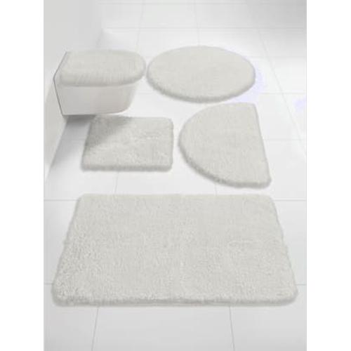 Tapis De Bain Microfibre Douce - - Blanc