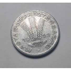 20 Fillers (Forint) Hongrie République Populaire De Hongrie 1953 Hu_09