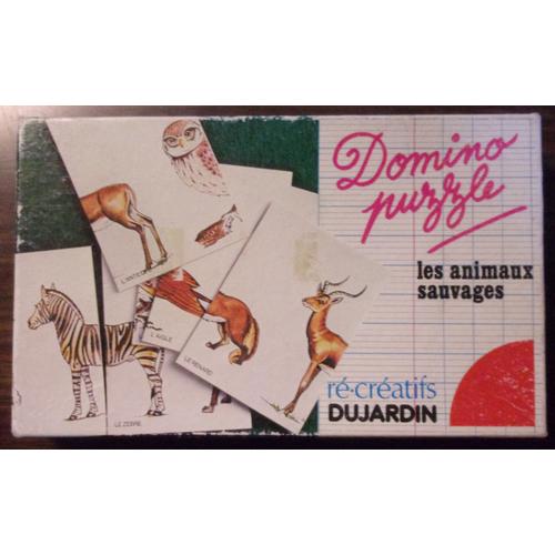 Domino Puzzle - Les Animaux Sauvages - Dujardin