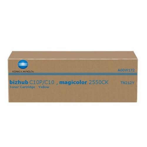 Toner Konica Bizhub C10/C10P jaune TN212Y 4500p A00W-172