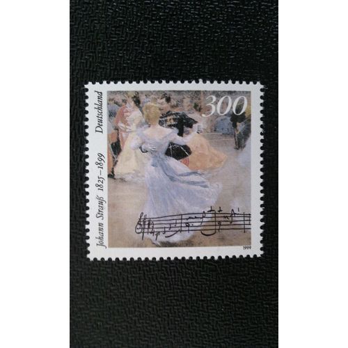 Timbre Allemagne (Rfa) Yt 1893 Mort Centenaire De Johann Strauss 1999