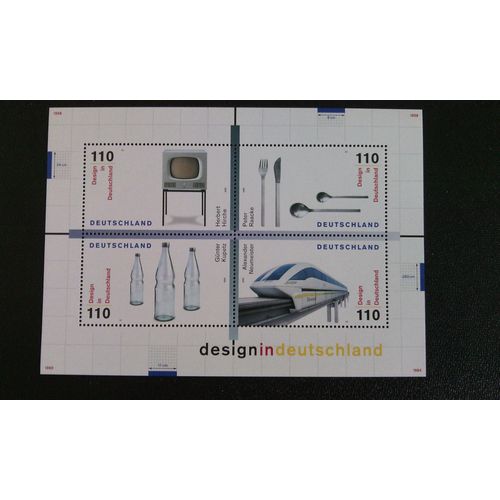 Timbre Allemagne (Rfa) Yt Bf 50 Design Contemporain 1999