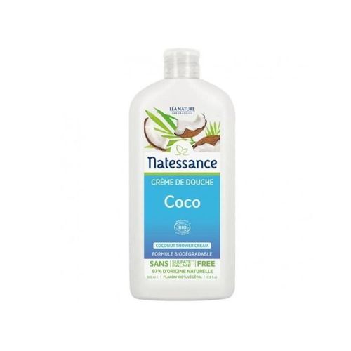 Natessance Creme De Douche Coco Bio - 500 Ml - Sans Sulfates 
