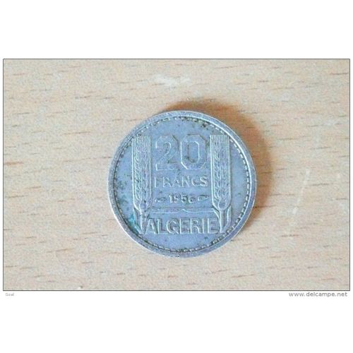 20 Francs Turin De 1956(Algérie) En Ttb.
