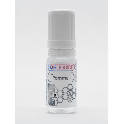 E-liquide 0mg 10ml LorLiquide - Pomme